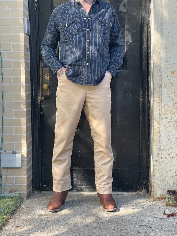 Black Japanese Solotex poly/cotton twill Work Uniform Chino