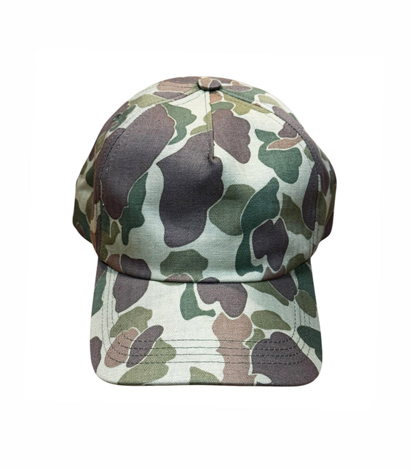 Japanese twill double sided Frogskin camo Baseball cap made in NYC