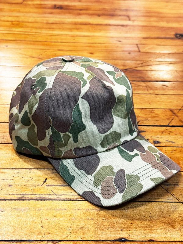 Japanese twill double sided Frogskin camo Baseball cap made in NYC