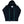 Black hoodie with a visible brand label on a white background