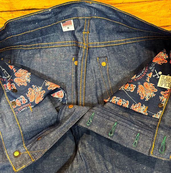 Linen jeans