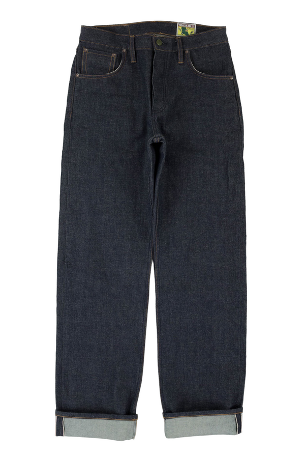 Smokestacks Vidalia Mills 14 oz Indigo Selvedge (last of the dark blue indigo run)