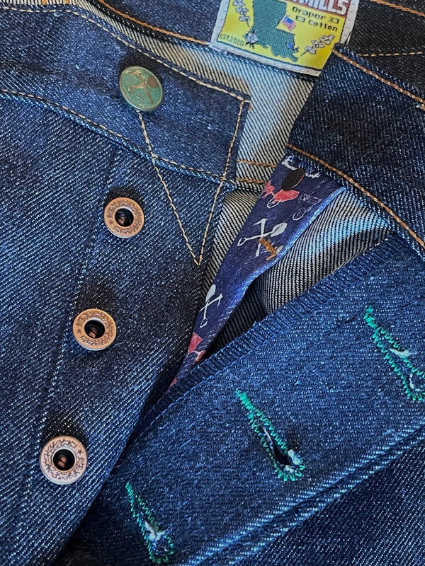 Vidalia greaser jeans button fly