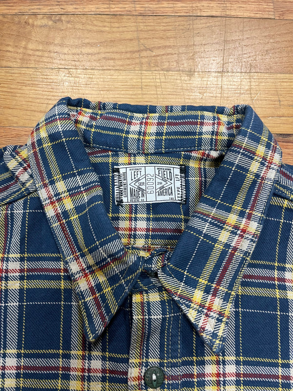 Roy Roger Heavyweight Tartan Twill Work Shirt with LF Buttons