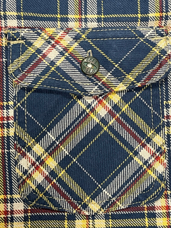 Roy Roger Heavyweight Tartan Twill Work Shirt with LF Buttons