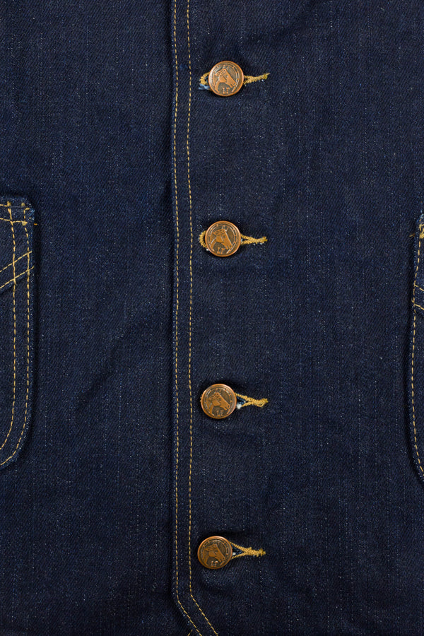 15 oz Yoshiwa Mills Denim Western Vest