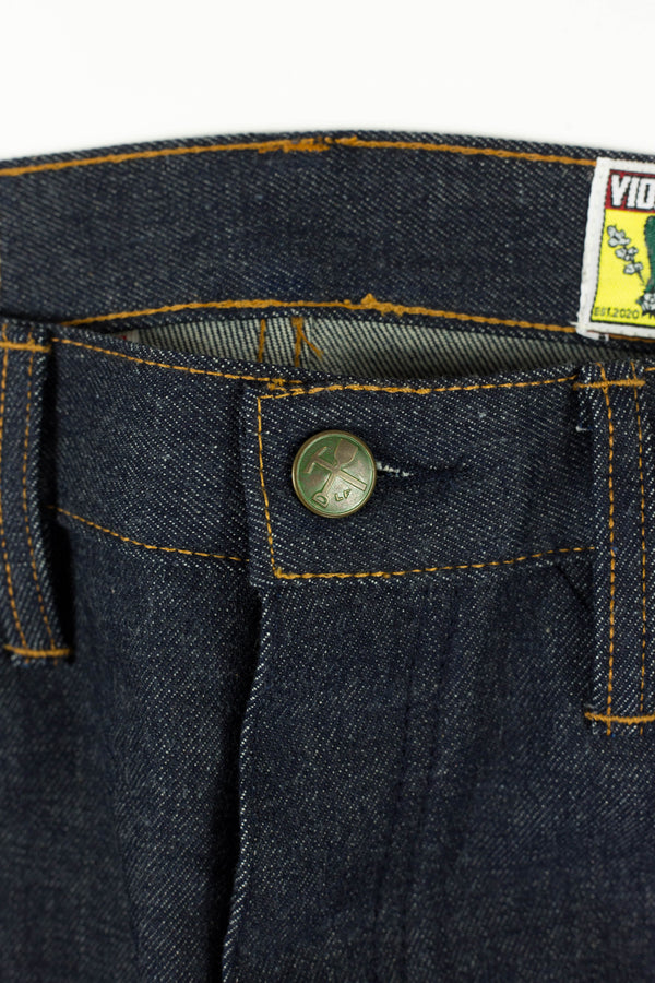 Smokestacks Vidalia Mills 14 oz Indigo Selvedge (last of the dark blue indigo run)