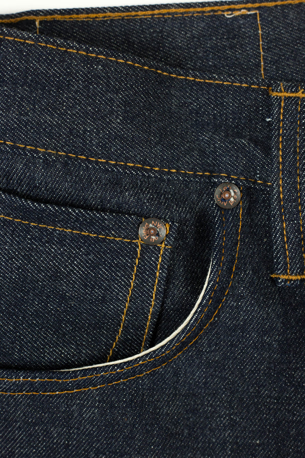 Smokestacks Vidalia Mills 14 oz Indigo Selvedge (last of the dark blue indigo run)