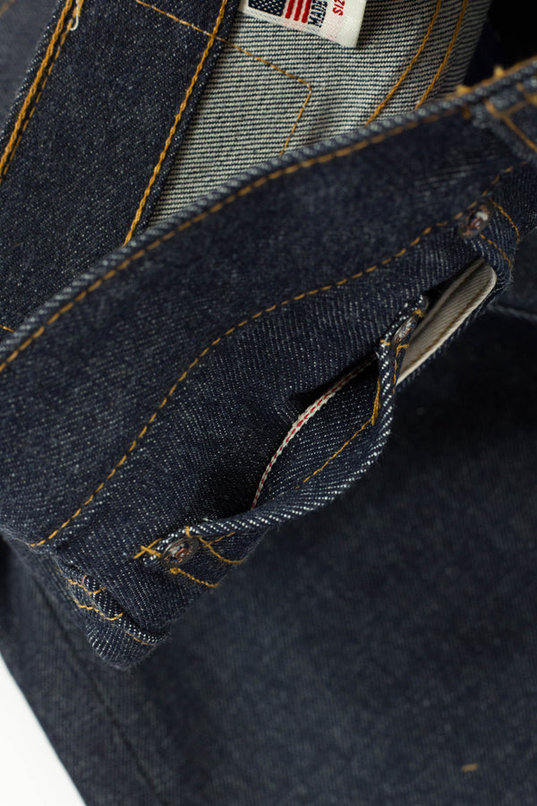 Smokestacks Vidalia Mills 14 oz Indigo Selvedge (last of the dark blue indigo run)