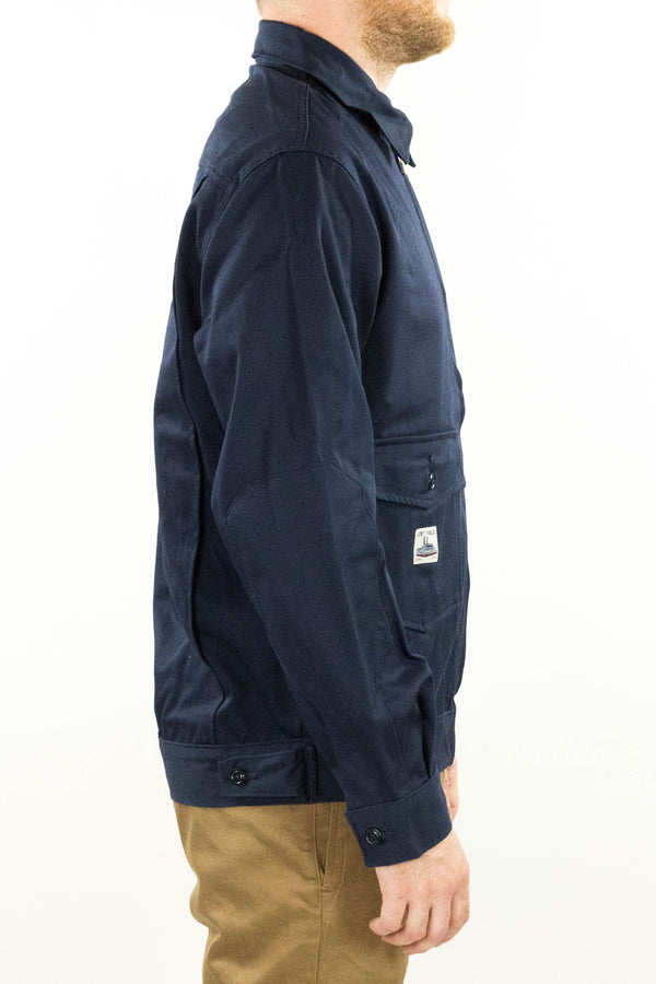 WORK UNIFORM Greaser Garage Jacket - Dark Navy 9 oz Twill