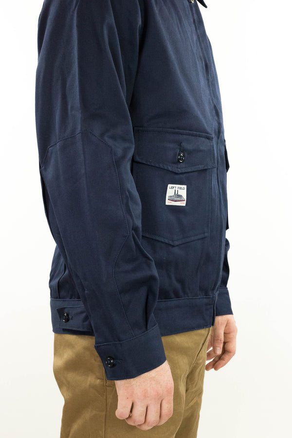 WORK UNIFORM Greaser Garage Jacket - Dark Navy 9 oz Twill