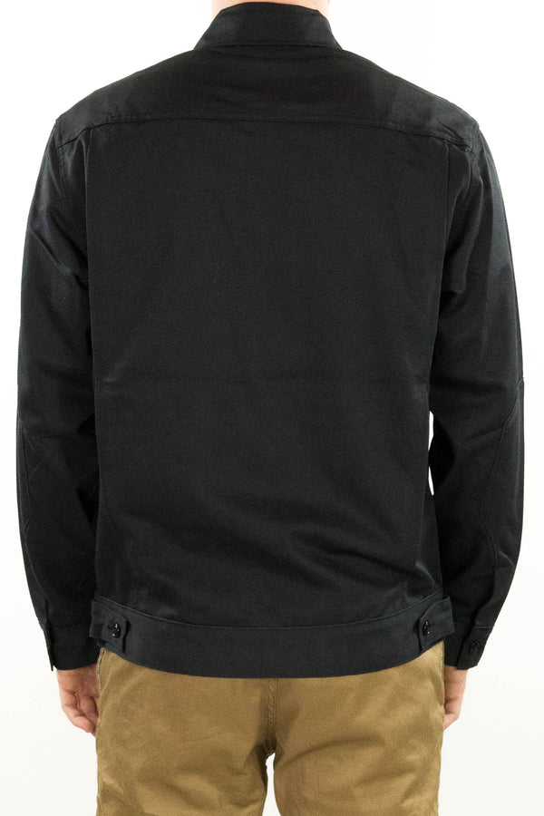 WORK UNIFORM Greaser Garage Jacket - Black 9 oz Twill
