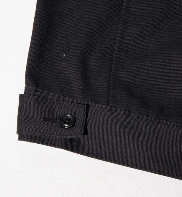WORK UNIFORM Greaser Garage Jacket - Black 9 oz Twill