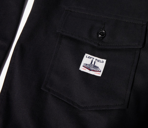 WORK UNIFORM Greaser Garage Jacket - Black 9 oz Twill
