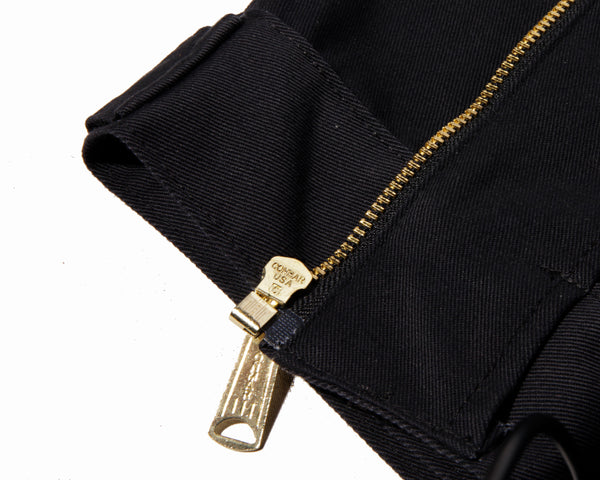 WORK UNIFORM Greaser Garage Jacket - Black 9 oz Twill