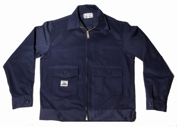 WORK UNIFORM Greaser Garage Jacket - Dark Navy 9 oz Twill