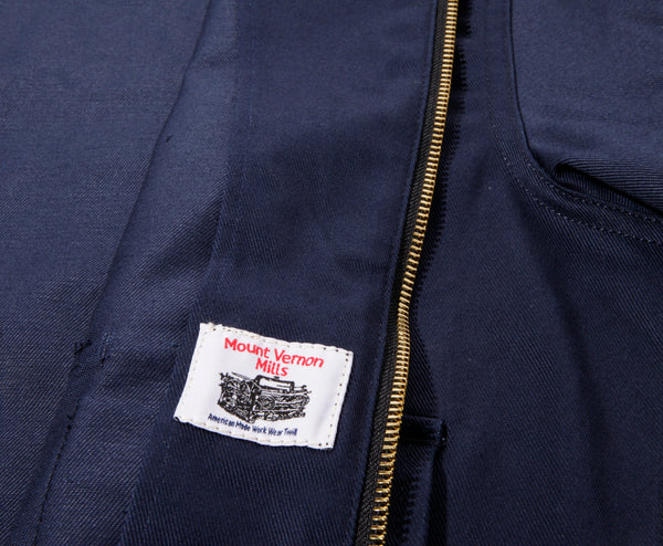 WORK UNIFORM Greaser Garage Jacket - Dark Navy 9 oz Twill